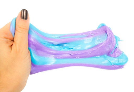 SLIME PUFF SENZORY PLAST DVOJFARBY - SLAJM GLUTEK