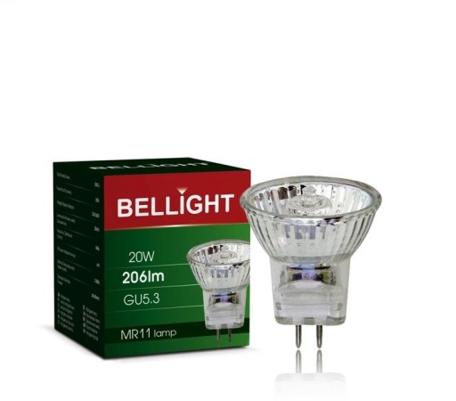 Žiarovka Halogénový halogénový reflektor MR11 GU5.3 230V 206lm 20W 35mm