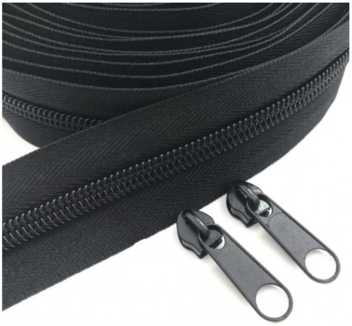 PÁSKA NA Zips 3mm ŠPIRÁLOVÝ Zips ŠEDÝ 5m + 10 zips