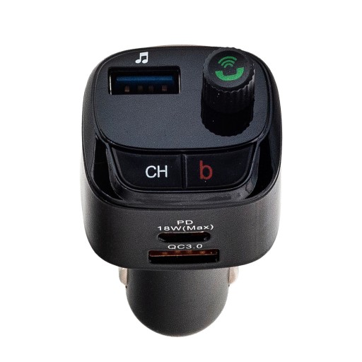 BLUETOOTH AUTO VYSIELAČ FM MP3 RÝCHLA NABÍJAČKA 3 x USB QC 3.0