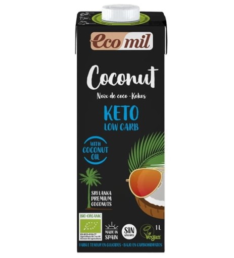 Keto Low Carb BEZ SKLO kokosový nápoj. BIO 1 r