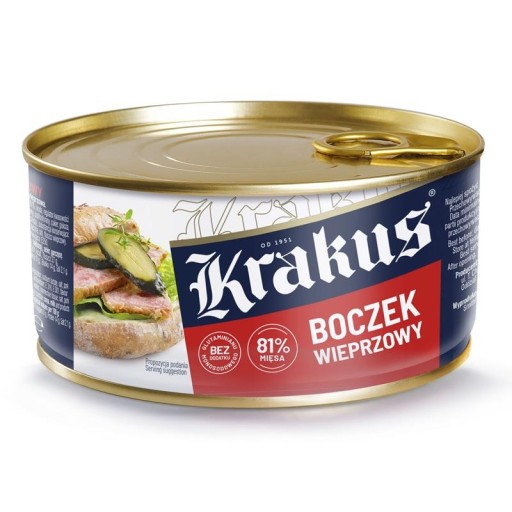 Bravčový bôčik v konzerve Krakus 300g
