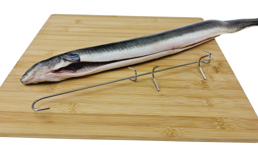 H-329 úhorový háčik na údenie dĺžka 32cm údiaci 4 čepeľ Poľský háčik