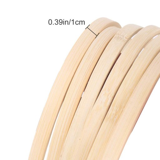 Bambusová obruč na lapače snov makramé - 30 cm