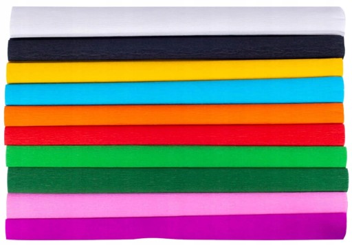 CRIPPED vreckový papier do školy Astra 10 ŽIVÝCH FARIEB 25CM X 200CM NA DEKORÁCIU