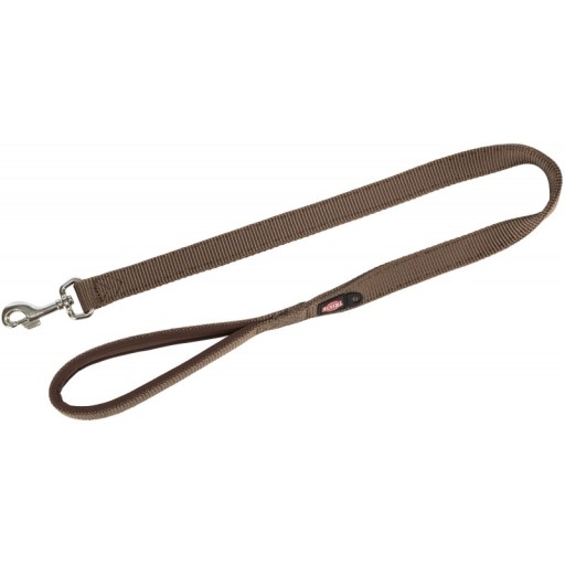 Premium, vodítko pre psa, lieskový orech, popruh, XS: 1,20 m/10 mm