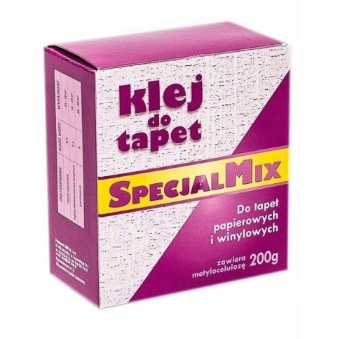 Lepidlo na vinylové TAPETY a papier SpecjalMix 200g