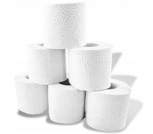Toaletný papier 2 vrstvy 100% celulóza 8 roliek