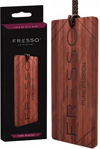 DREVENÝ VOŇAVÝ PRÍvesok FRESSO PURE PURE PASSION DO AUTA