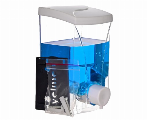 NÁSTENNÝ DÁVKOVAČ S GOMÍDLOM DÁVKOVAČ MYDLA GÉL NA MYDLO 500ml (T1)