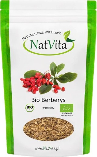Berberis BIO Root Chopped Organic Berberine Metabolism 65g NatVita