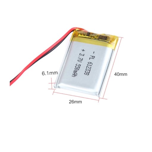 Batéria 550mAh 3,7V Li-Poly PCM batéria