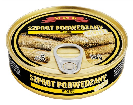 ŠPROTY ÚDENÉ V OLEJI ZIMA 160G MK