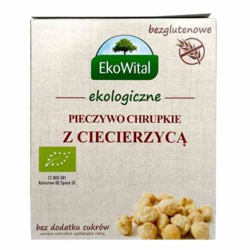 BIO bezlepkový knäckebrot s cícerom 1