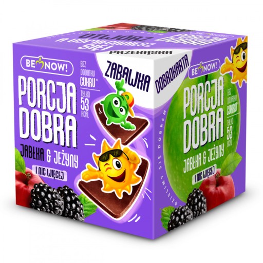 Porcia Dobrá jablkovo-černicová kocka s prekvapením