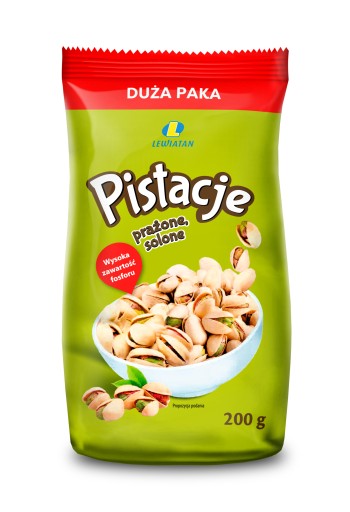 Pražené slané pistácie 200g Lewiatan