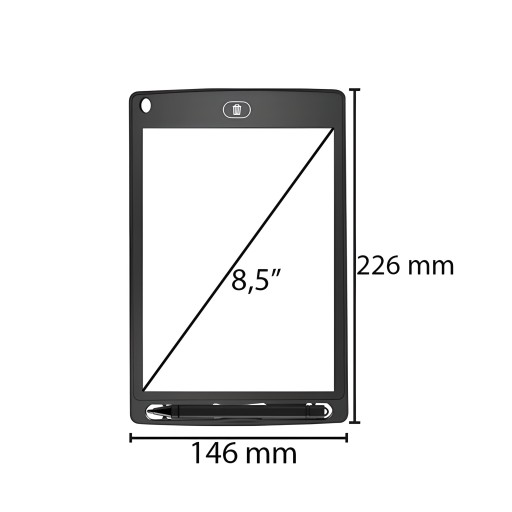 KRESLENIE A PÍSANIE GRAFICKÝM TABLETOM 8,5'' DOTYL PRE DETI