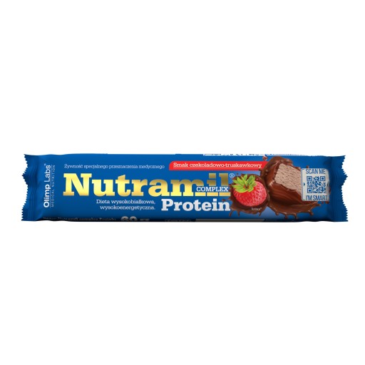 OLIMP NUTRAMIL PROTEIN TYČINKA ČOKOLÁDOVO-JAHODOVÁ