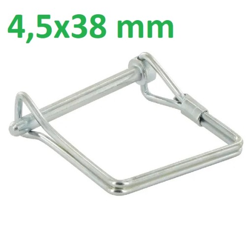 Skladacia závlačka pre štvorcovú rúrku 8x63 mm
