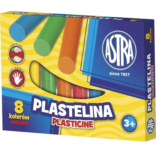 Plastelína Astra 8 farieb, 83814902