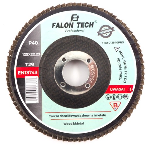KLAPKA DISKU KLAPKA 125 gr 40 FT PRO