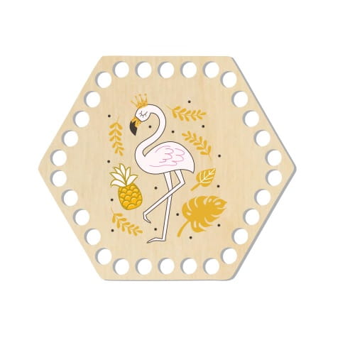 BSZ460-UV Základňa košíka - šesťhran 15,3x13,4cm - fl.