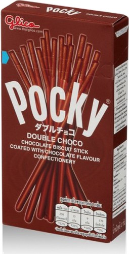 Pocky Double Choco tyčinky 39g - Glico