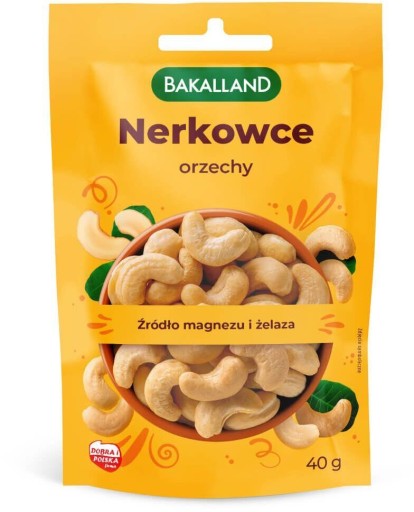 BAKALLAND KEŠU, CELÉ LÚPANÉ, NESOLENÉ 40G x4