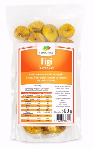 Sušené FIGA VYSOKÁ KVALITNÁ vláknina vápnik draslík 500g