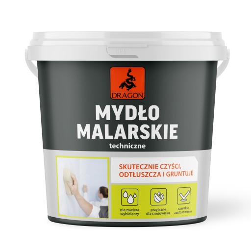 Šedé technické maliarske mydlo DRAK 0,8kg