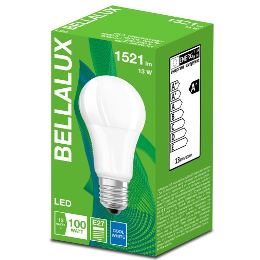 LED žiarovka A60 E27 13W 100W 1521lm 4000K BELLALUX