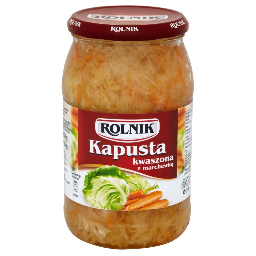 Farmárska kyslá kapusta Pasterizovaný výrobok 900