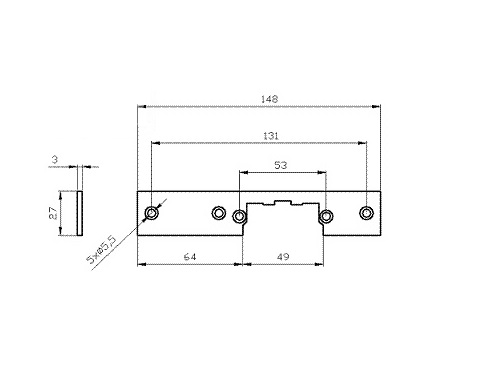 KRÁTKA DOSKA pre ELECTROLOCK LOCK R3 R4 R5 ELEKTRA SP1501-M