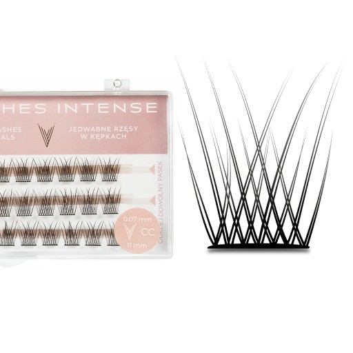Trsovité mihalnice - V-Lashes INTENSE | CC twist 11 mm