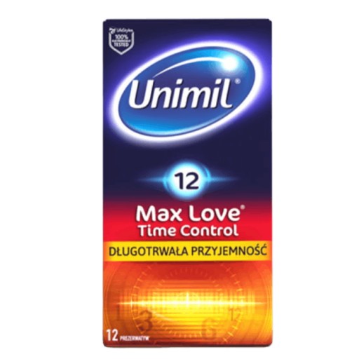 Unimil Max Love Time Control kondómy 12 kusov