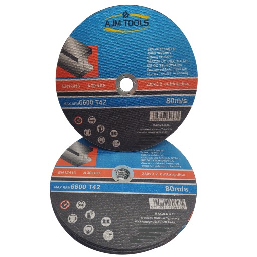 Rezné kotúče oceľ kov 230x3,2 kotúče 230mm 230x22,2 230 x 22,2
