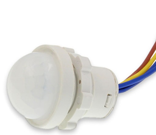 Pohybový senzor Senzor PIR Sonda 230V 20mm LED 90 sek