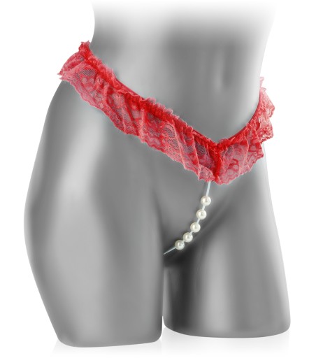 SEXY ČIPKOVÉ tangá S KORÁLKAMI STIMULUJÚCIMI