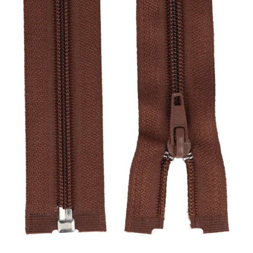 ŠPIRÁLOVÝ Zips #5 - 30 CM - HNEDÝ