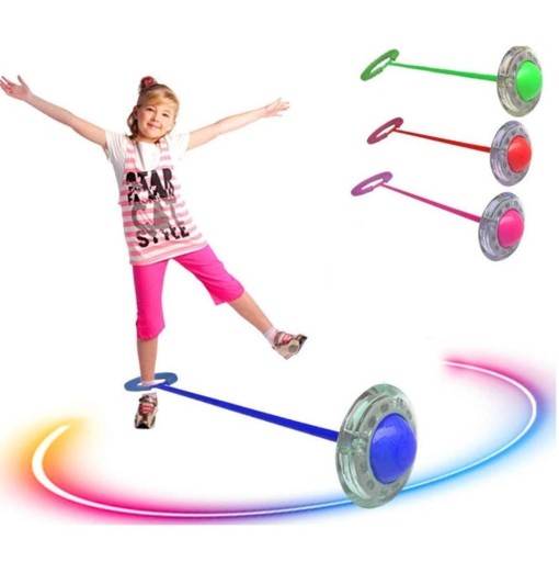 HULA HOP NA NOHEJ ŠVIHADLO PRE DETI LED