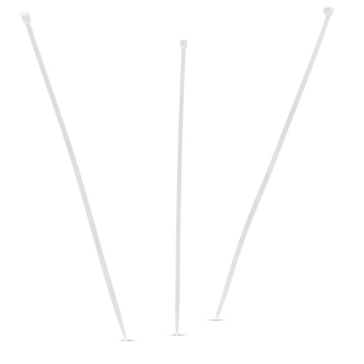 200x sťahovacie pásky Káblové pásky Zipsy 3,6 x 300 mm Silné UV sťahovacie pásky