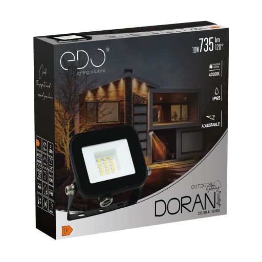 DORAN LED FLOODLIGHT 10W 4000K 735lm IP65 EDO