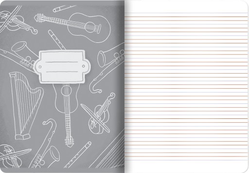 TOP 2000 KNIHOMOR RETRO NOTEBOOK A5 16 LIST DVOJRAD.