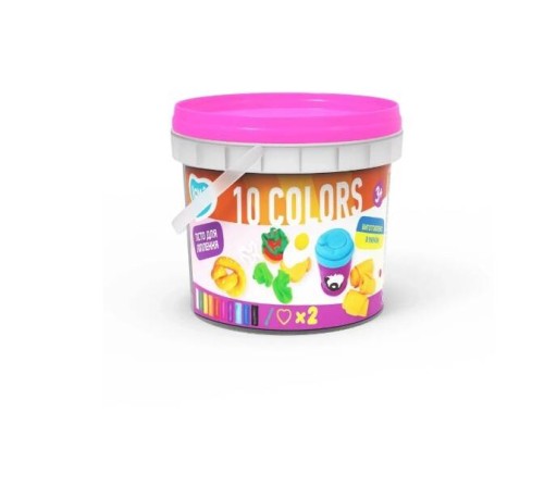 Sada Playdough, plastelína, plastelína na modelovanie, 10 farieb