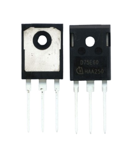 IDW75E60 120/75/220A 600V 150ns TO-247 DIÓDA ORIGINÁLNA RÝCHLA PRE ZVÁRACIE STROJE