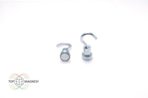 Magnetický držiak 10 objímka s háčikom M3 1 ks