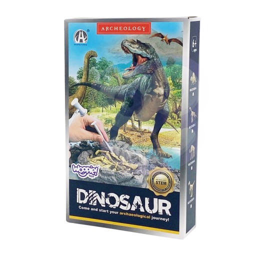 ARCHEOLÓG VYKOPÁVANIE KOSTRA DINOSAURA 3D HRAČKA DARČEK MINE EDU