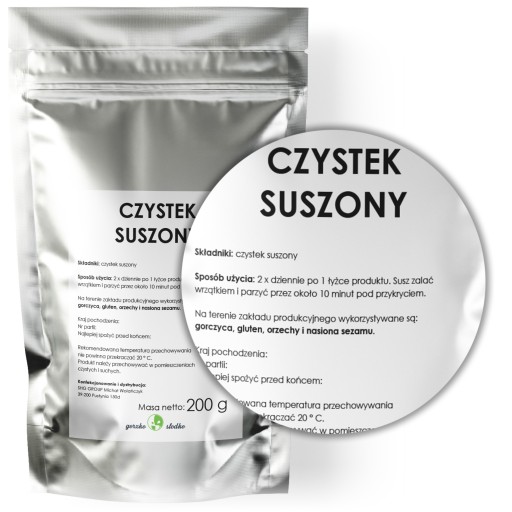 SUŠENÝ Cistus, prírodný čaj, 200g