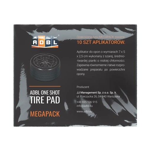 ADBL One Shot Tire Pad Applicator, sada 10 aplikátorov pneumatík