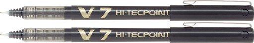 PILOT FINNER V7 BLACK HI-TECPOINT 0,7 / D-8 x2